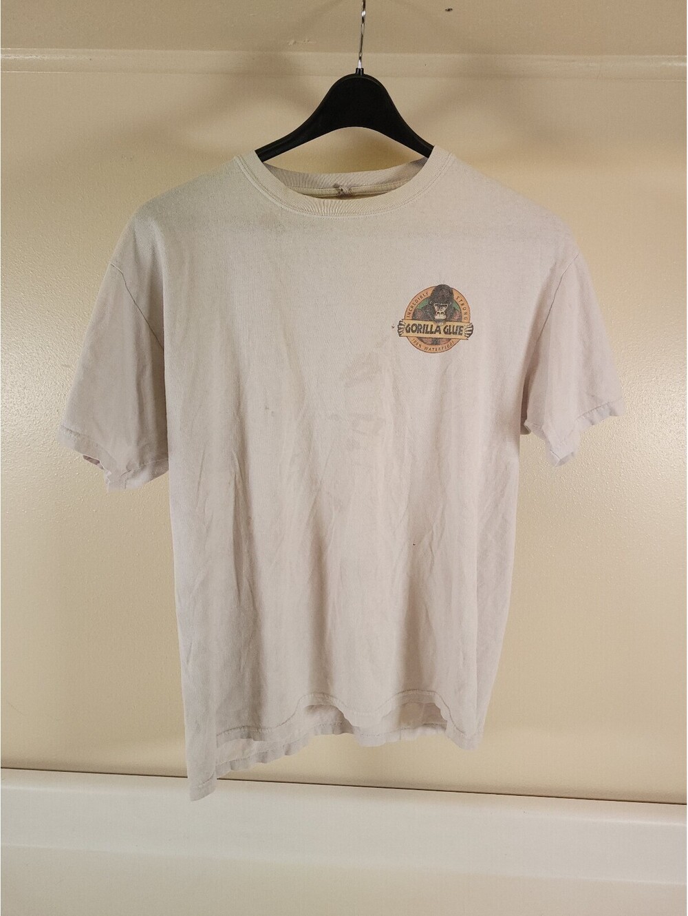 vintage y2k gorilla glue shirt mens xl white shirt